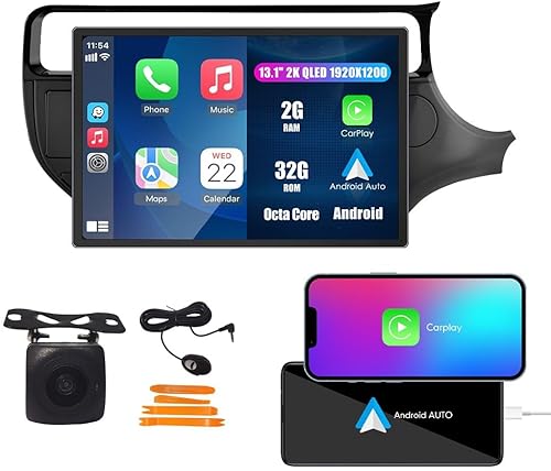 Miniatura 46 de Kunfine Coche Android Navegación Estéreo GPS Radio Reverse Cámara Pantalla 9 "IPS Pantalla Táctil Headunit Tablet Pad Media Player para Kia Rio