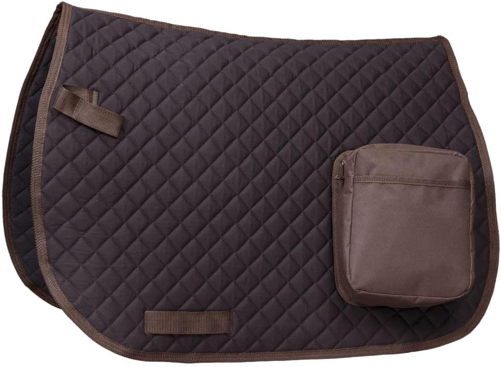 Australian Outrider Quilted Saddle Pad w/Pocket