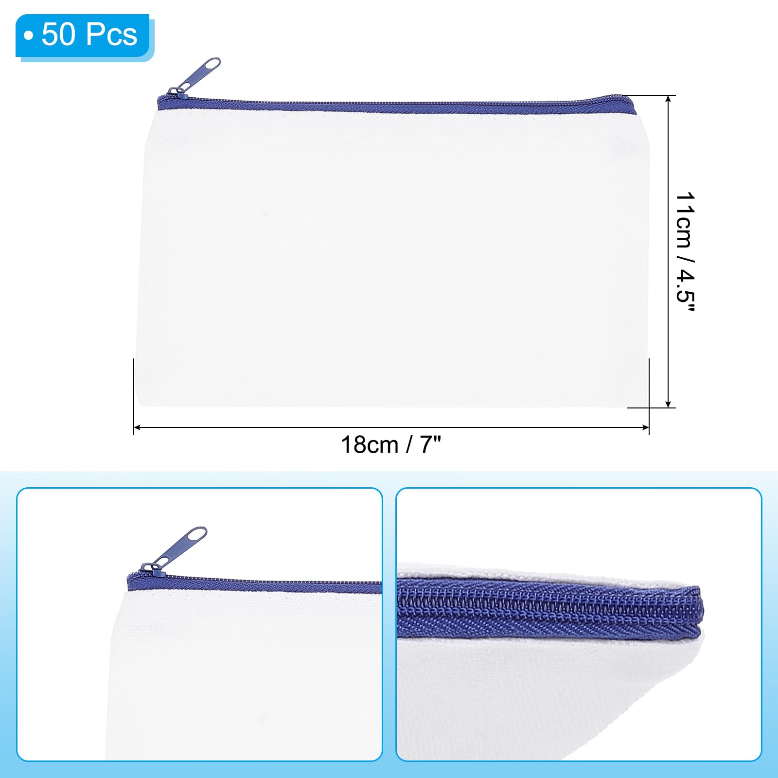 PATIKIL Sublimation Makeup Bags - Image 2