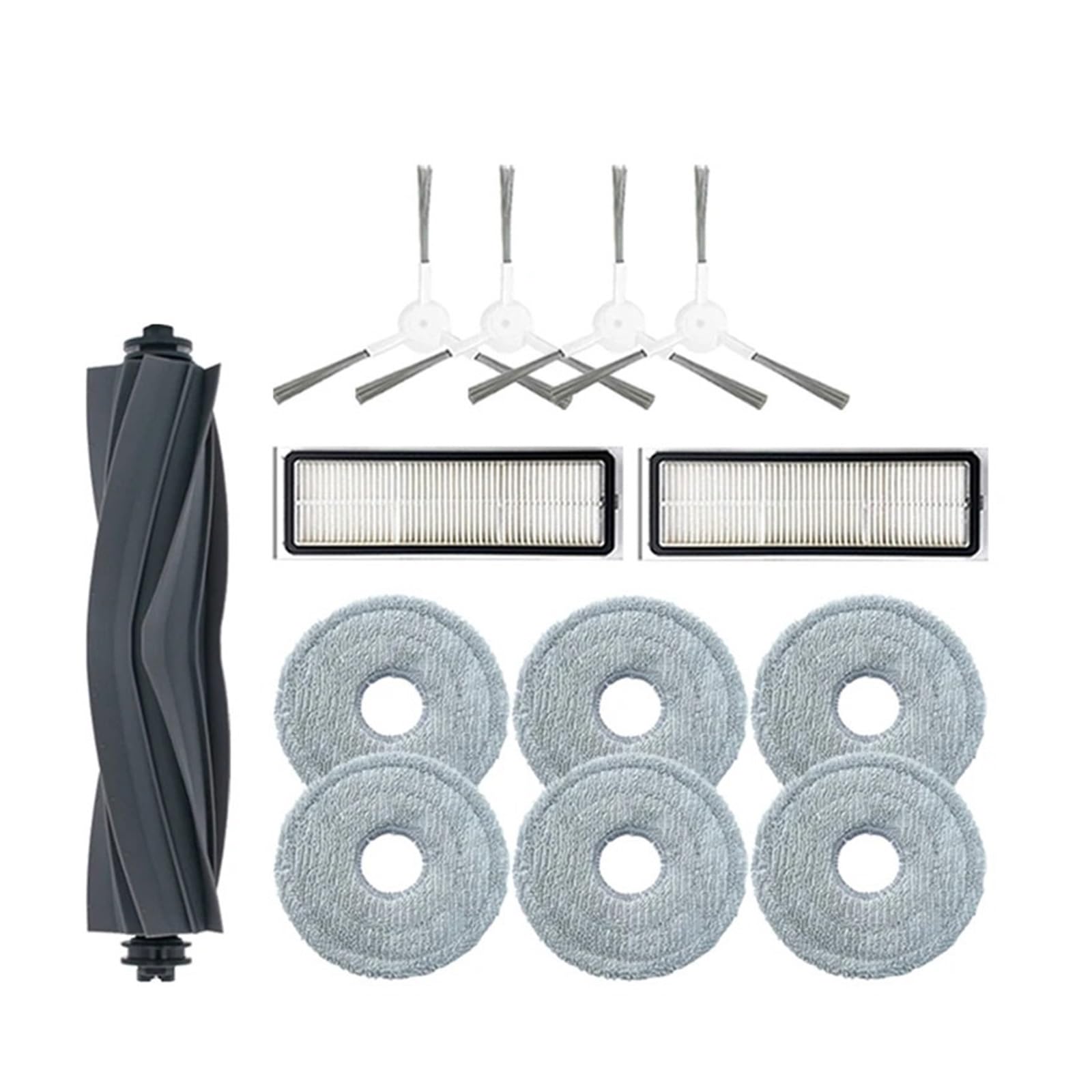HIZON Accessories Main Side Brush Hepa Filter Mop Cloth Robot Replacement Spare Parts，Compatible For Dreame，L10/ L10s Pro / L10Pro(2pcs)