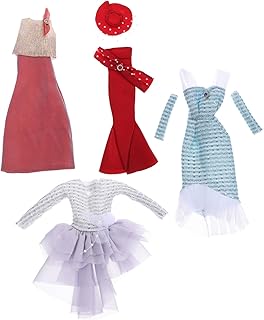 TOYANDONA 4 Conjuntos De Roupas De Boneca Boneca Vestir Acessórios De Boneca Roupas Infantis Brinquedos B09Bw3R7Ql B09Bw3L8Kl Acessórios De Vestir Roupas Para Boneca Cosplay Saia