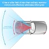 8sanlione Espejo Retrovisor Panorámico de 12 Pulgadas para Auto, Blanco | Instalación con Clip, Superficie de Visión HD, Compatible con la mayoría de autos, SUVs y camionetas, Accesorios Interiores 7