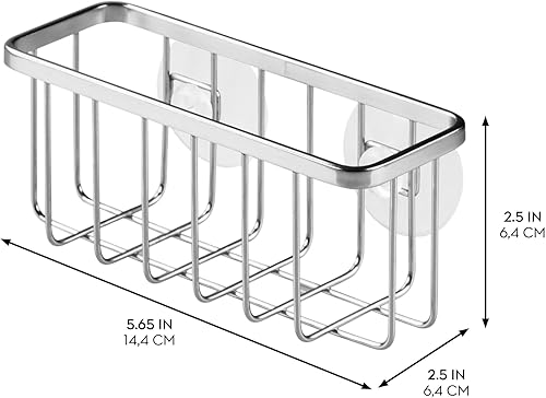 Vista 27 de InterDesign Gia ventosa para cocina, Metal, Blanco Perlado, normal