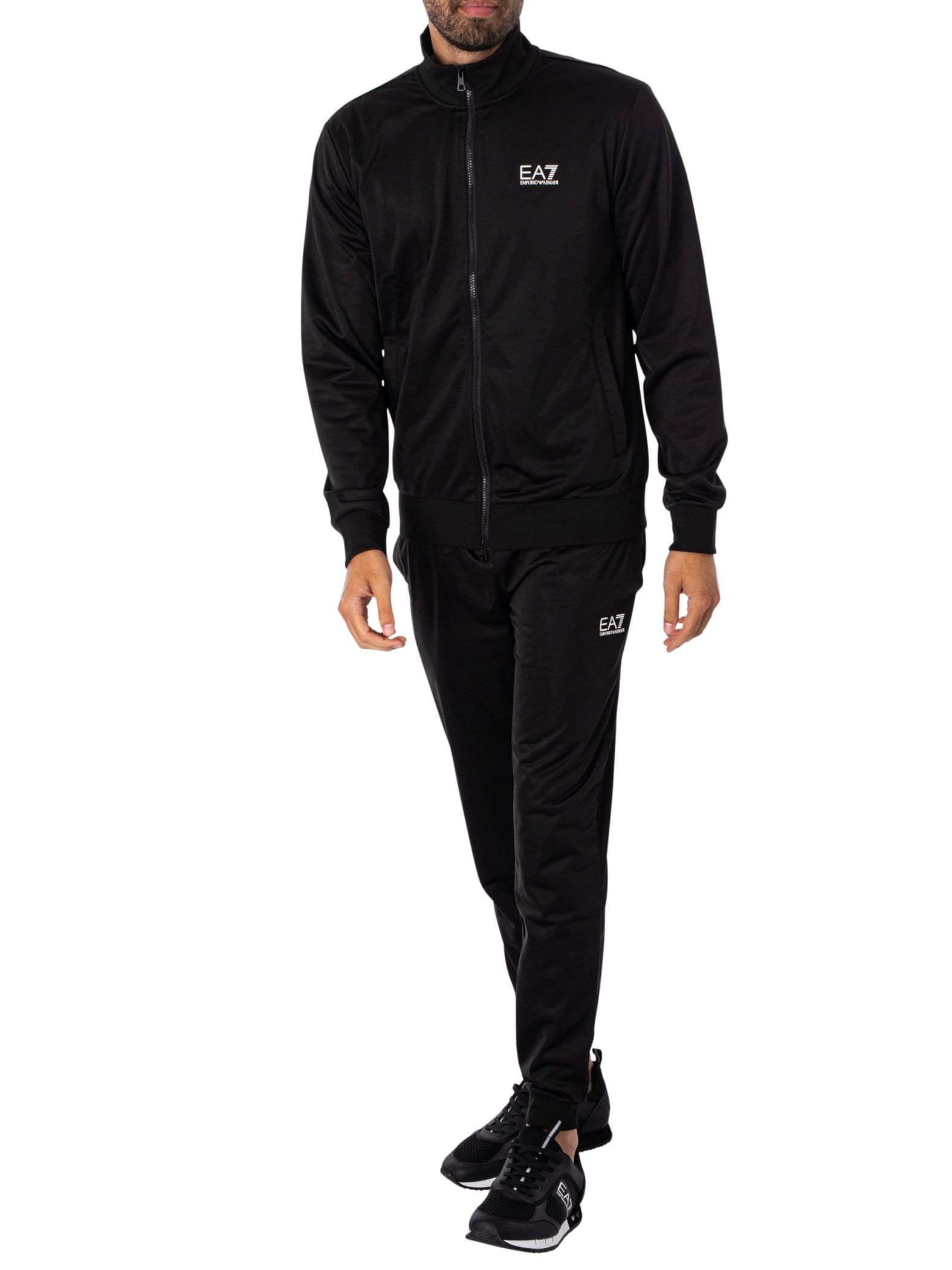 EA7 Emporio Armani Men's Tracksuit in Polyester 8NPV65PJHCZ 8058997878388 - Black 1200