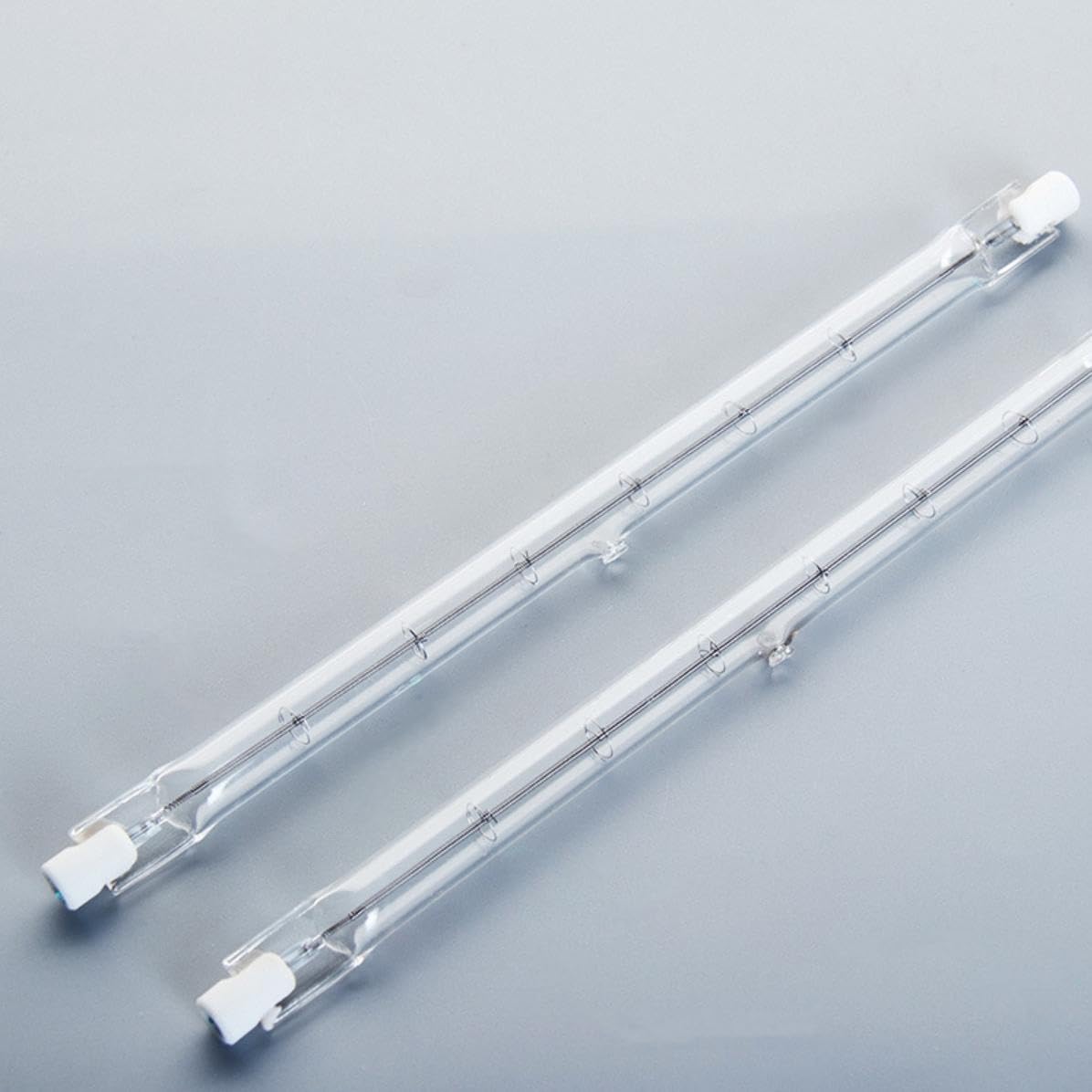 R7S Halogenlampe 254mm, 2700K warmweiß, dimmbares doppelseitiges J-Typ-Röhrenlicht für Stehlampen (10%/254mm 1000W)