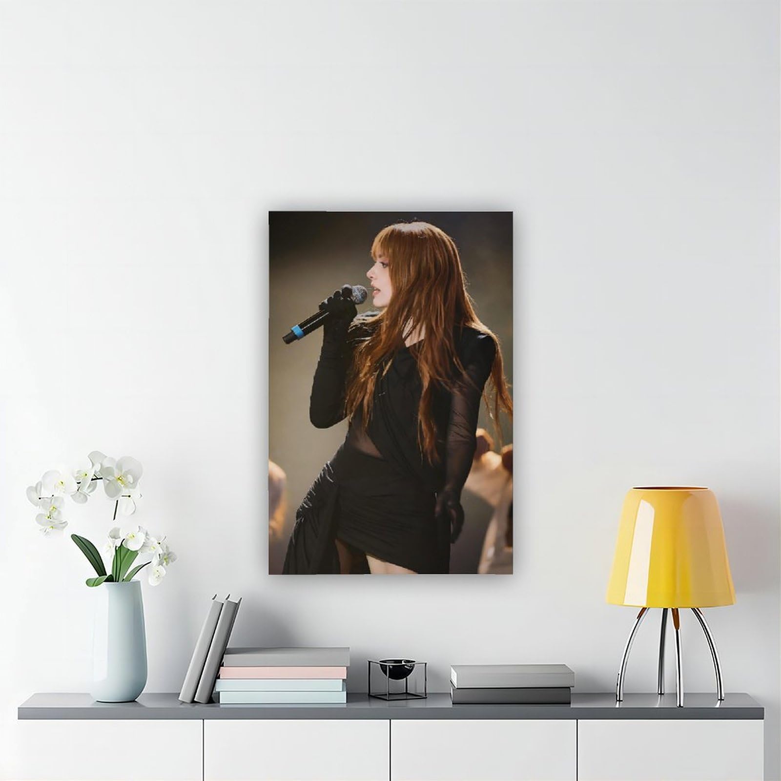 Poster Artistico Su Tela Di Annalisa – Ritratto Della Cantante, Decorazione Murale 30x45 Cm Per Camera, Ufficio O Soggiorno, Regalo Originale