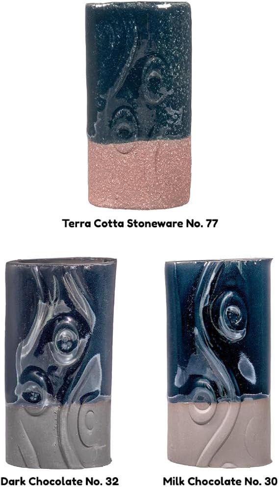 AMACO Celadon C-27 Storm Navy Blue High Fire Transparent Gloss Glaze Pint, 16 oz. (473 mL), 100% Mixable Mid-High Fire Cone 5-6 (C) Liquid Ceramic Pottery Glaze for Bisque