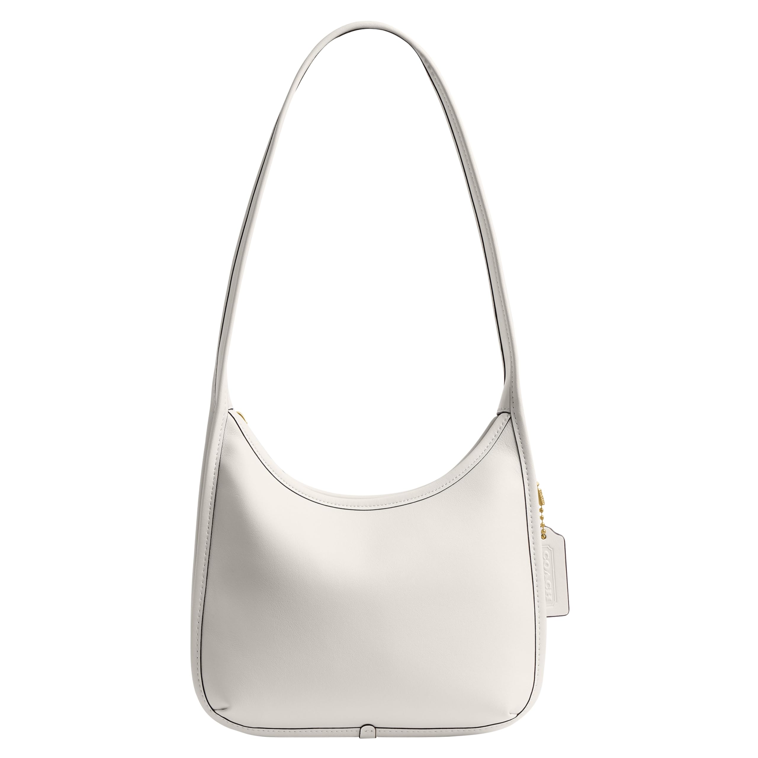 COACH Womens Glovetanned Leather Curve Zip Bag B4 CHALK One Size