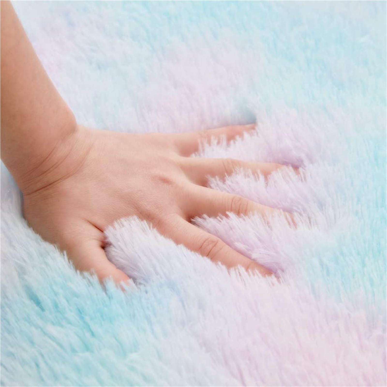 Fußmatte Fußabtreter Flauschige Matten Sind Weich Und Bequem Und Eignen Sich for Schlafzimmer Und Wohnzimmer Teppich für Eingang(B)