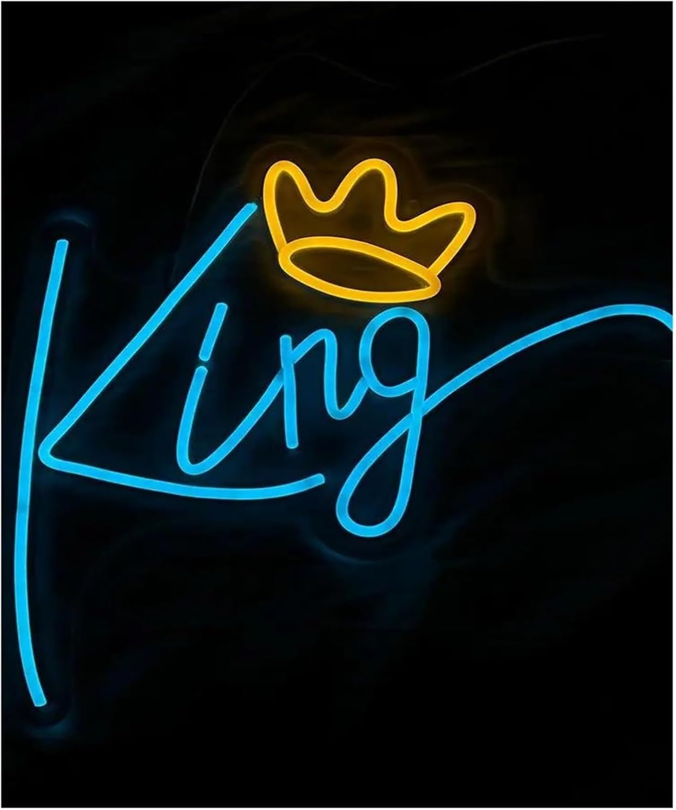 Per insegne al neon con lettere blu, luci decorative per la Per corona per feste di compleanno(Neon-2)