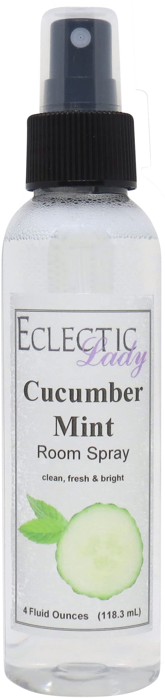 Cucumber Mint Room Spray, 8 Ounces, No Artificial Colors, Parabens, or Preservatives - Fragrant Aromatic Room Mist For Home, Room, Office