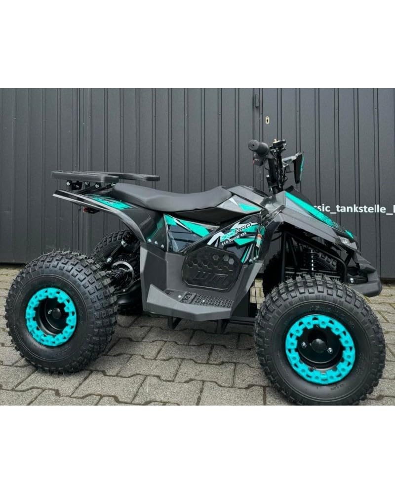 T-MOTO - Quad a Benzina Naples a con Retromarcia - Quad Adulti e Giovani Piloti, Potente e Versatile per Percorsi Off-Road 4 Tempi (Blu)