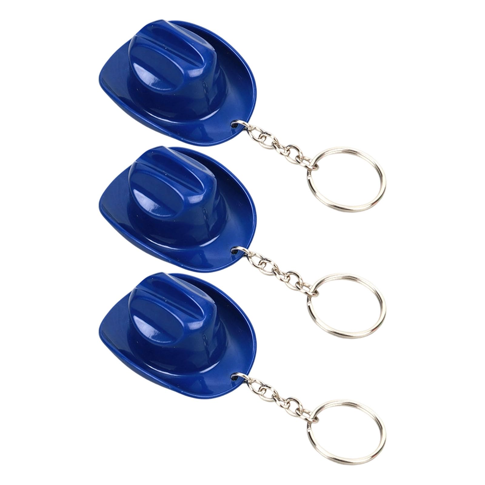 LUCKGONI ABS Colorful Cow Boy Hat Bottle Opener Keychain Portable for Outdoors Adventure and Social Event