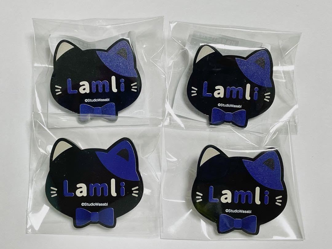 Amazon.co.jp: あくねこ ナンジャ ラムリ ネームバッジ : おもちゃ