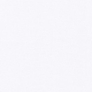 Solid White Cotton Fabric by The Yard