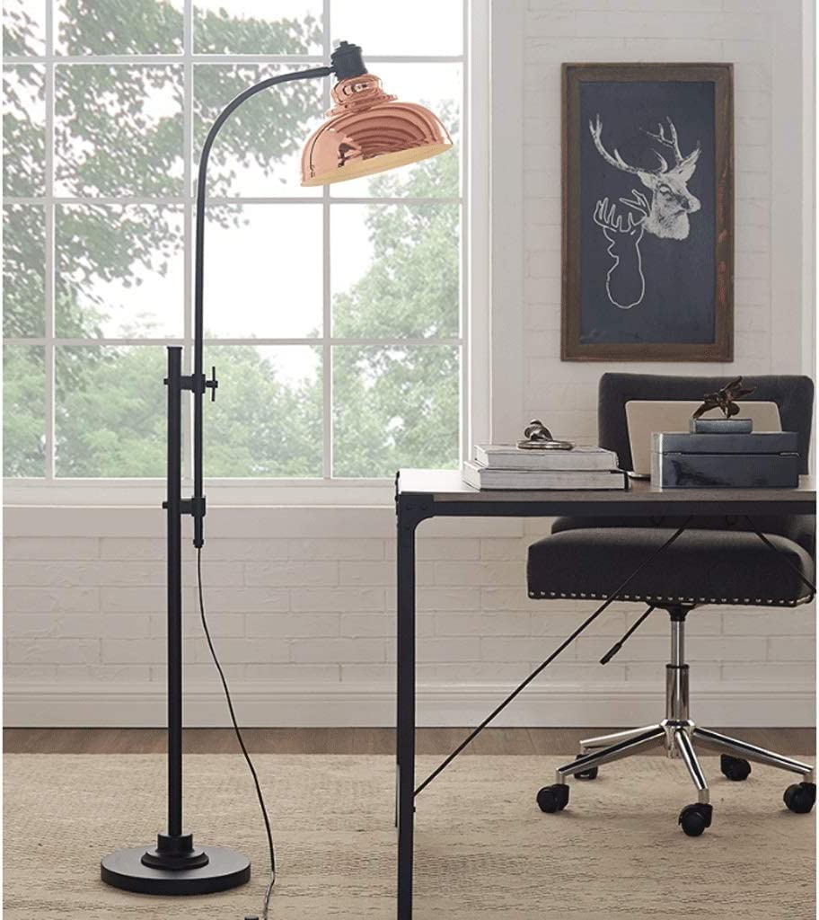 Lampa podłogowa Vloerlamp Minimalistisch design Linnen vloerlamp Zwanenhals staande lamp Kantoordecoratie Paallamp Unieke staande lampen unikalny