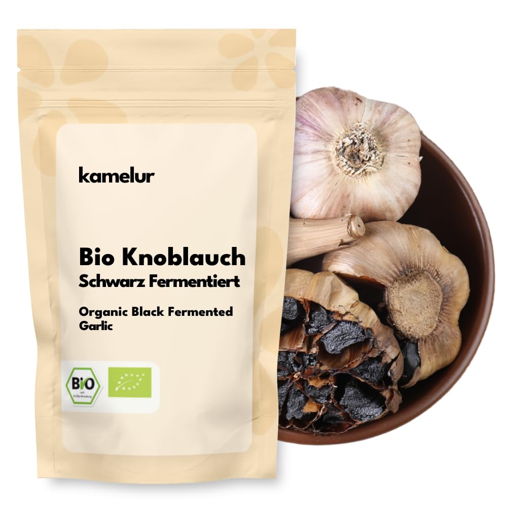 Kamelur BIO Knoblauch 360g schwarz fermentiert black garlic