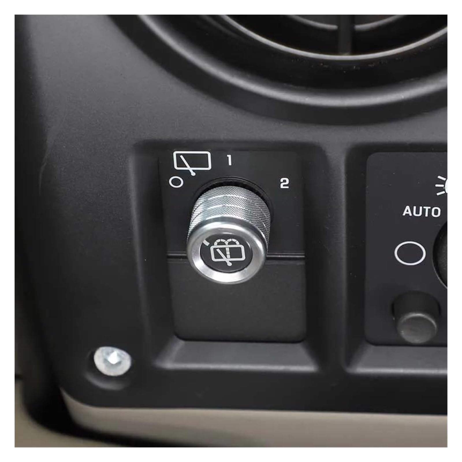 Avvolgimento bracciolo console centrale auto Per H2 2003-2007 Manopola interruttore tergicristallo posteriore per adesivo ad anello Accessori interni auto(D'argento)