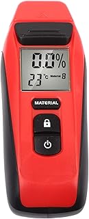 YOUTHINK Medidor de umidade de madeira, 1 medidor de umidade de madeira digital prático detector de umidade de madeira com dois pinos, visor LCD, medidor de umidade de lenha