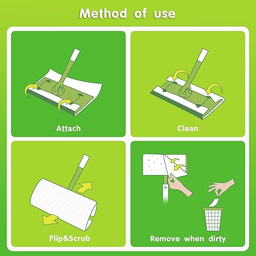 Miniatura 3 de Recambios de almohadilla de trapeador húmedo para almohadillas húmedas Swiffer Sweeper, paños de barrido húmedos, 30 unidades