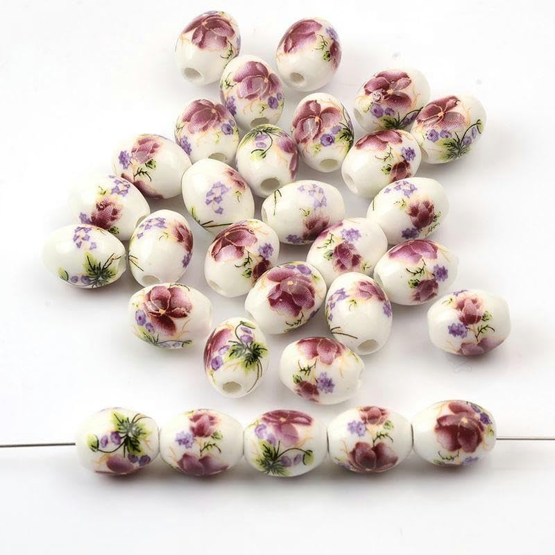 100 Perline In Ceramica A Forma Di Girasole, 10mm, Distanziatori In Porcellana Per Gioielli Fai Da Te, Collane, Bracciali, Creazioni Artigianali, Tono Giallo