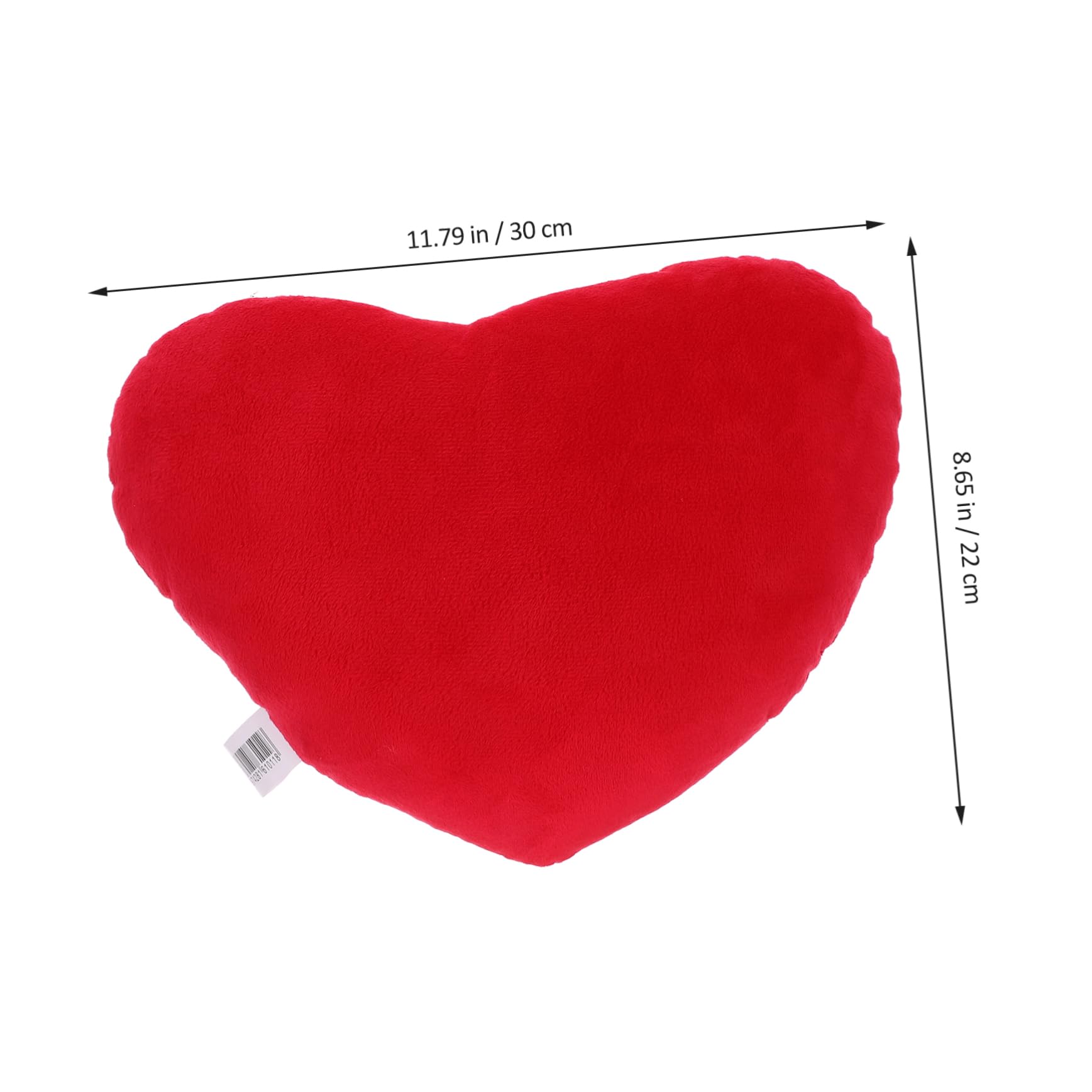 CONGARTENO Cozy Heart Pillow Lint Hugging Pillow for Living Room Bedroom Decorative