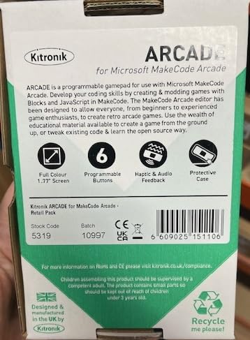 Kitronik Arcade für MakeCode Arcade