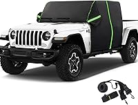 Vista 1 de Big Ant Funda impermeable para cabina de automóvil para Jeep Gladiator JT 2020-2023, protección para todo tipo de clima al aire libre con cremallera