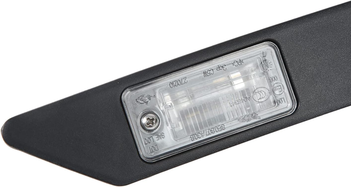 License Plate Light, 8P48275743FZ, Car License Plate Light Trim Assembly Replacement for RS3 8P Model 2003-2013