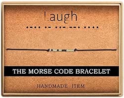 Morse Code Bracelets, Inspirational Morse Code Family Gifts, Secret Message