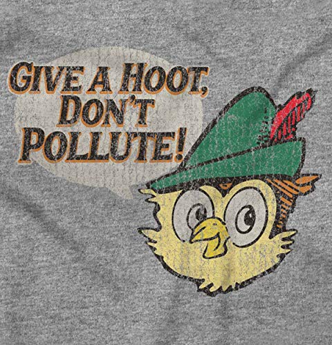 Brisco Brands Woodsy Owl Give a Hoot Cartoon Sweatshirt for Men or Women2