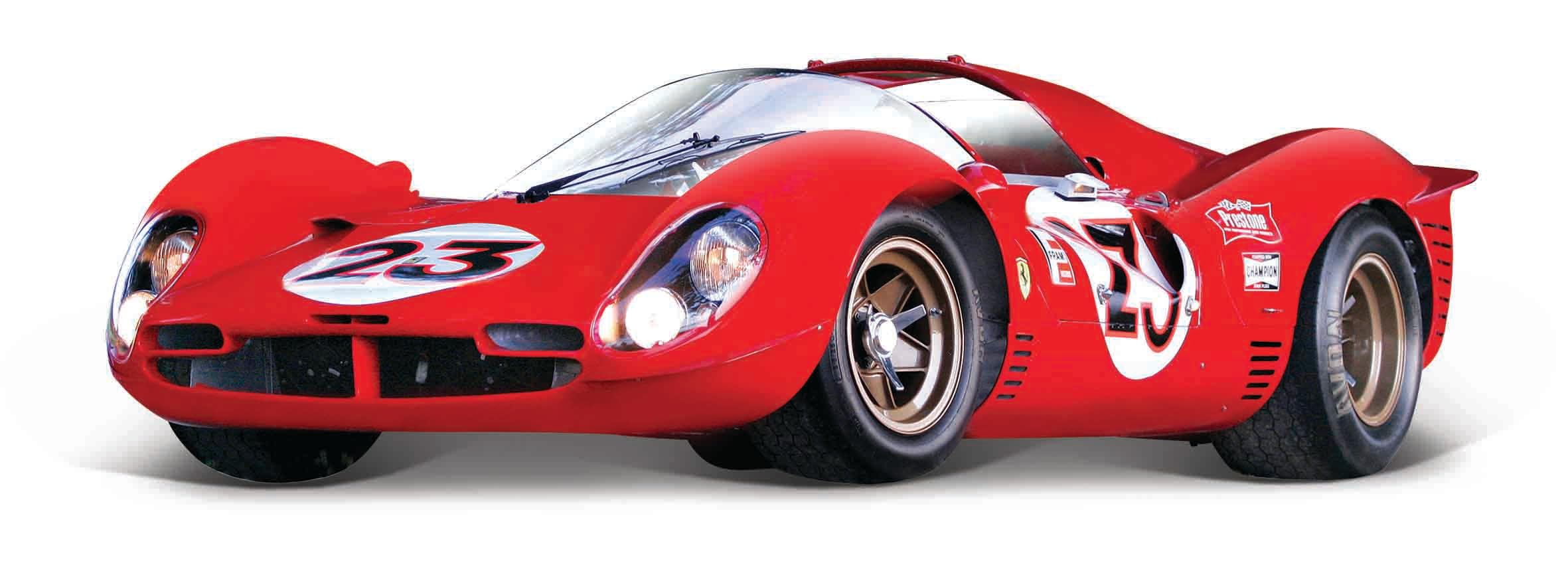 Bburago - 1:24 Ferrari Racing - 330 P4 Daytona - Red - Novelty 2024: A Tribute to the Racing Icon, Daytona - Immerse yourself in history with this faithful replica