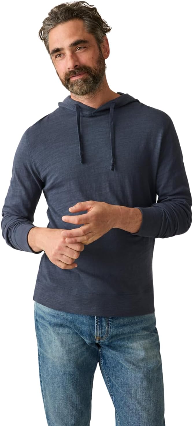 Faherty Men's Sunwashed Slub Hoodie