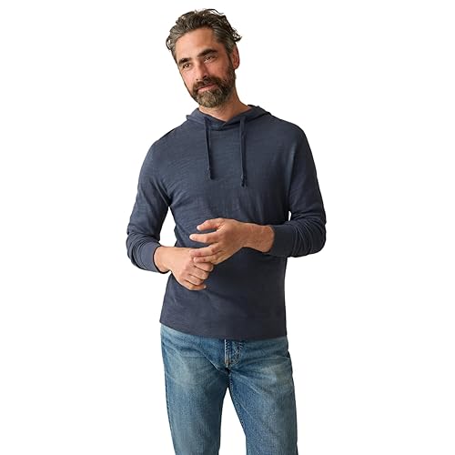 Faherty Men's Sunwashed Slub Hoodie