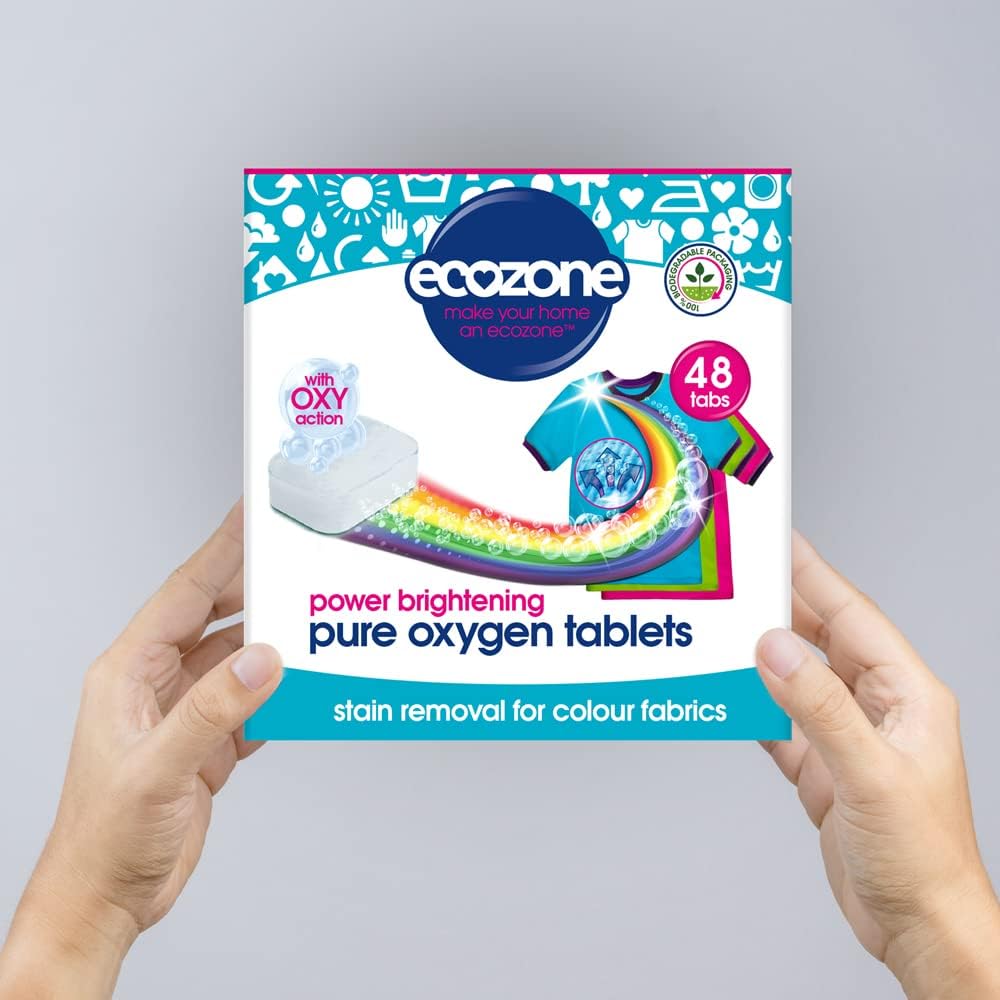 Ecozone Pure Oxygen Brightener tablets, White