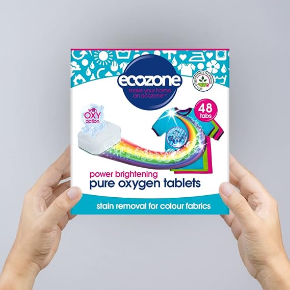 Ecozone Pure Oxygen Brightener tablets, White
