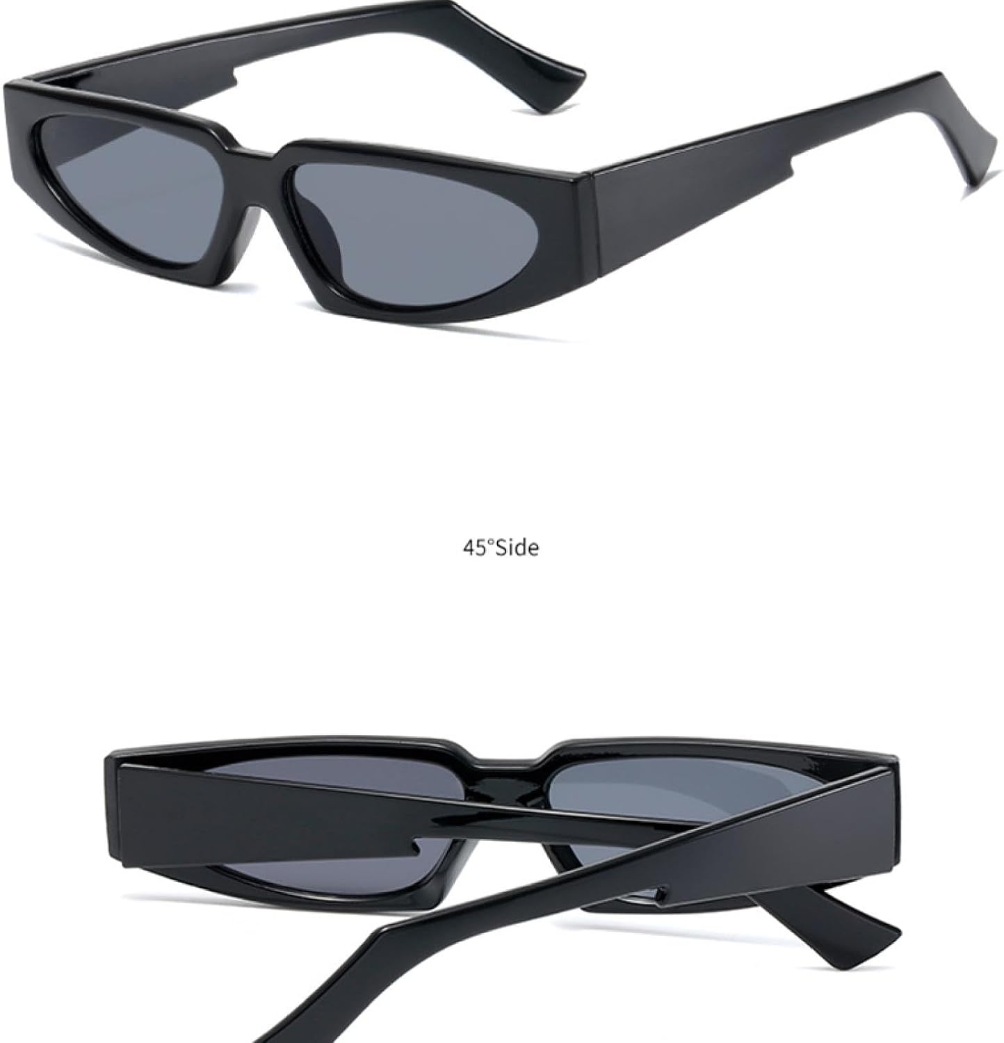 Triangle Narrow Frame Cat Eye Sunglasses Outdoors Trend Classic Simple Candy Color Sunglasses Uv400