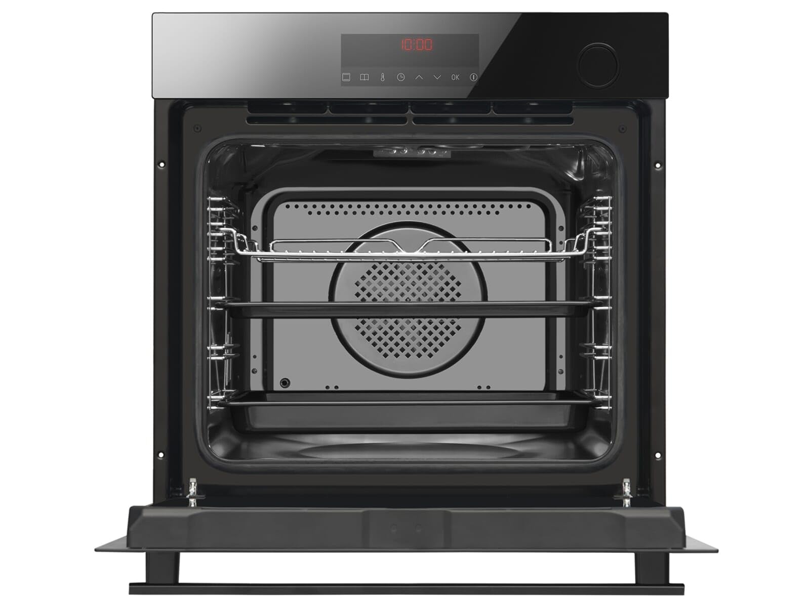 Amica EBSX 949 610 S EEK: A+ Injection-Steam Einbaubackofen, 60 cm breit, 77 L, Dampfgarer, Octa Timer, CoolDoor3, Schwarz