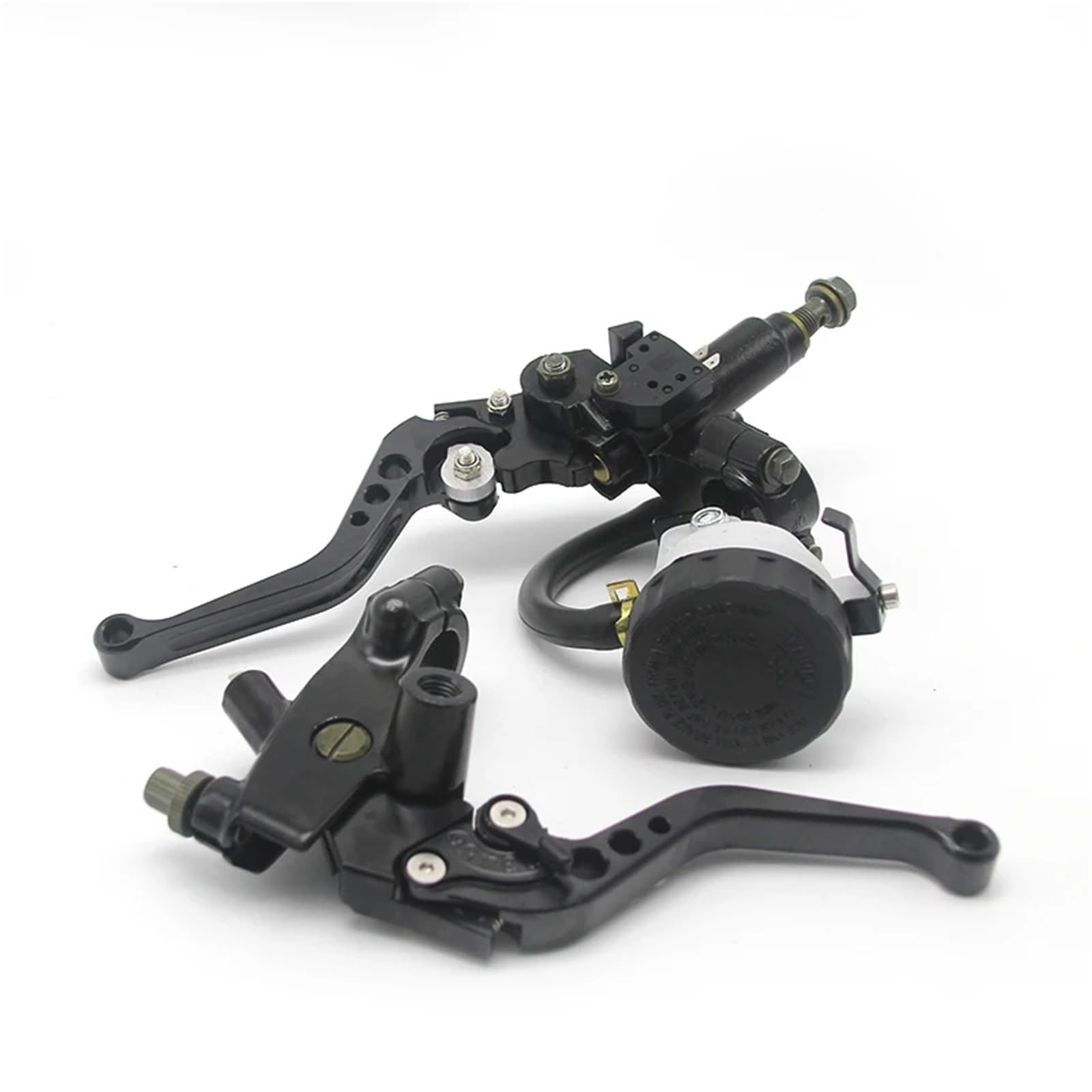 dźwignia sprzęgła Pasuje do Honda pasuje Kawasaki KLX 7/8 "22mm motocykl sprzęgło hamulca główny cylinder hamulcowy zestaw dźwigni zbiornika płynu(Black set)