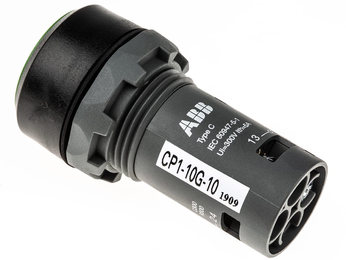 Pushbutton Monostable 22mm Concave 1Z Green CP 1SFA619100R1012