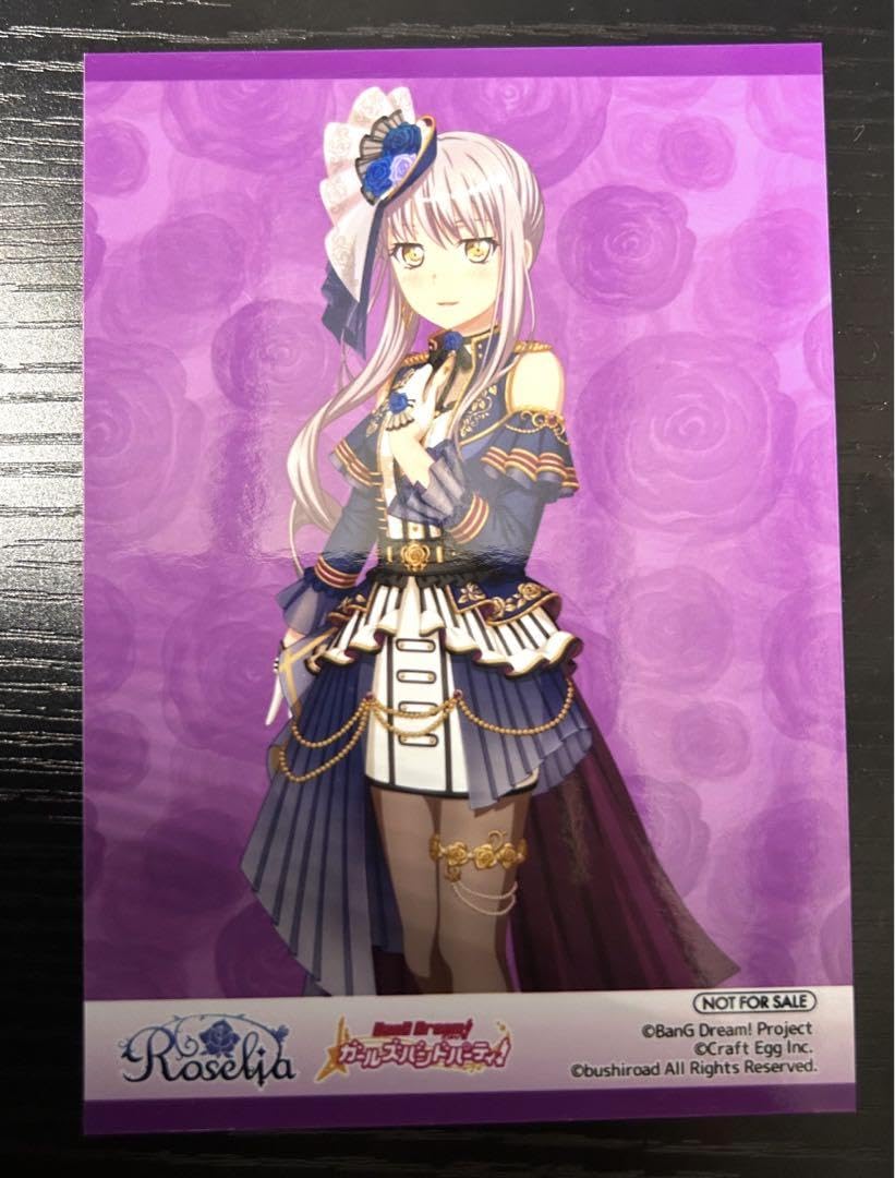 BanG Dream! ブロマイド 湊友希那 holiday birthday BanG Dream CN 10/26 凑友希那(Minato Yukina) 🎤🐱🥳 Birthday