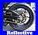 CaliBikerClub Blue Reflective Wheel Rim Stripe Decal Tape for Motorcycle & Car Wheels 16