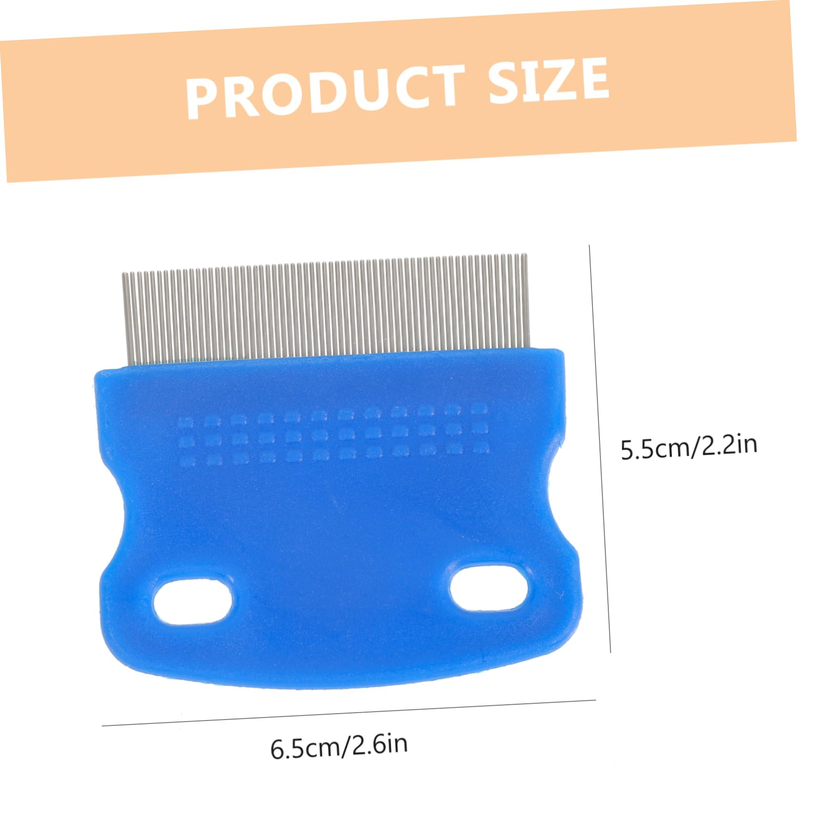 FOMIYES Pet Grooming Brush Comb for Dogs Cats Stainless Steel Pins Ergonomic Design Easy to Use Random