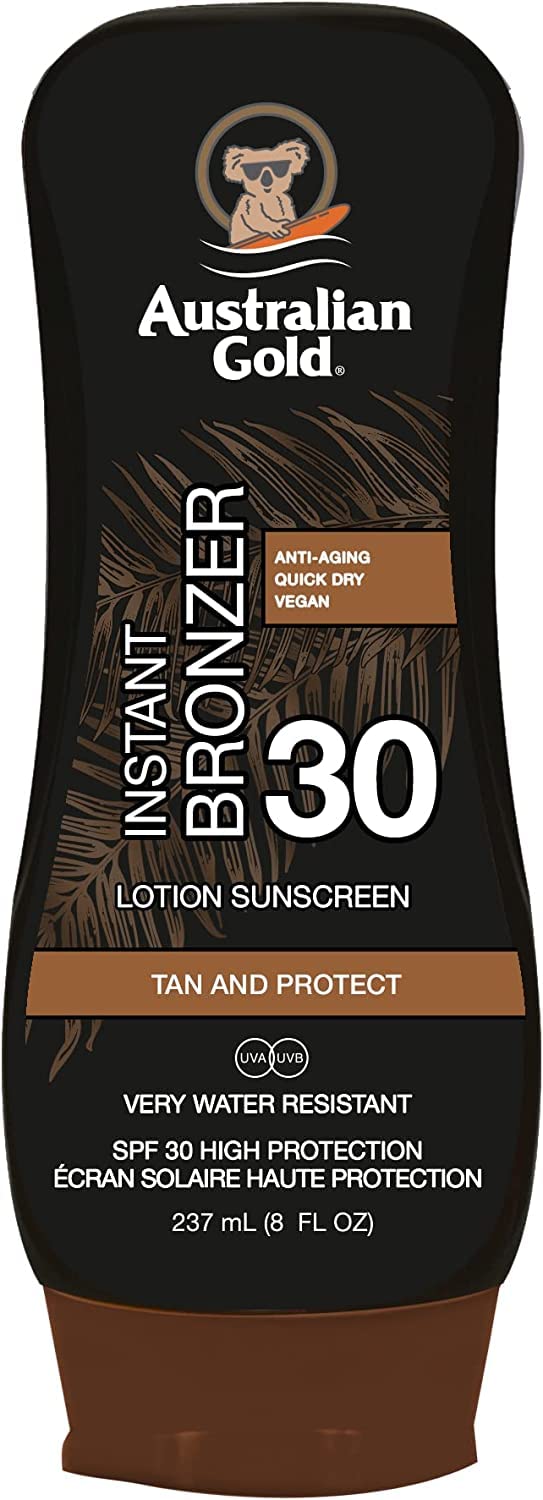 Australian Gold - Sunscreen Lotion with Bronzer SPF 30 237 ml