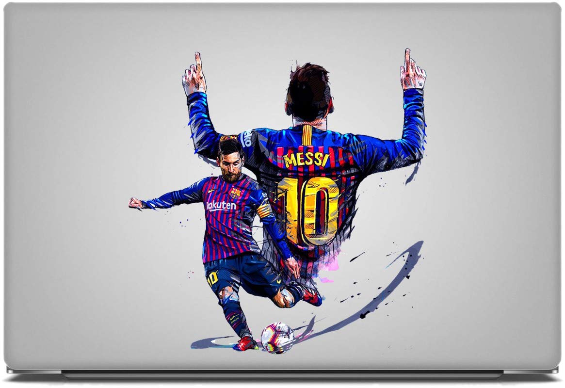 DivineDesigns™ Vinyl Lionel Messi Laptop Stickers -15.6 Inch (Multicolor) (B089DDS1WS) Amazon Price History, Amazon Price Tracker