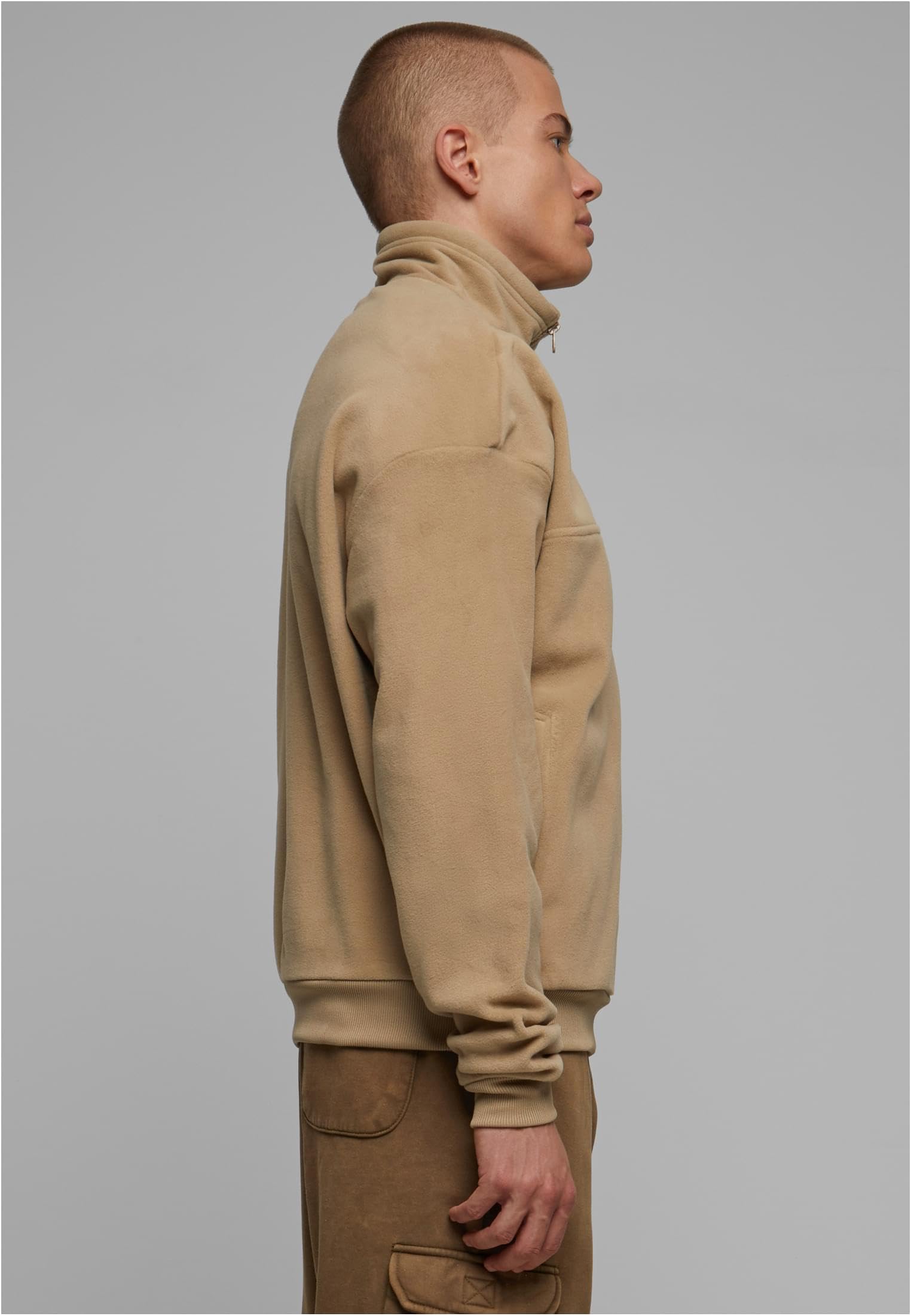 Urban Classics Bluza sportowa Mężczyźni Basic polar Troyer