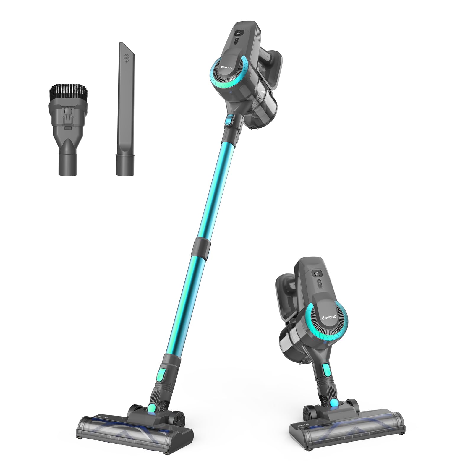 DEVOAC N300 Cordless Vacuum Cleaner, 6 in 1 UltraLightweight Stick
