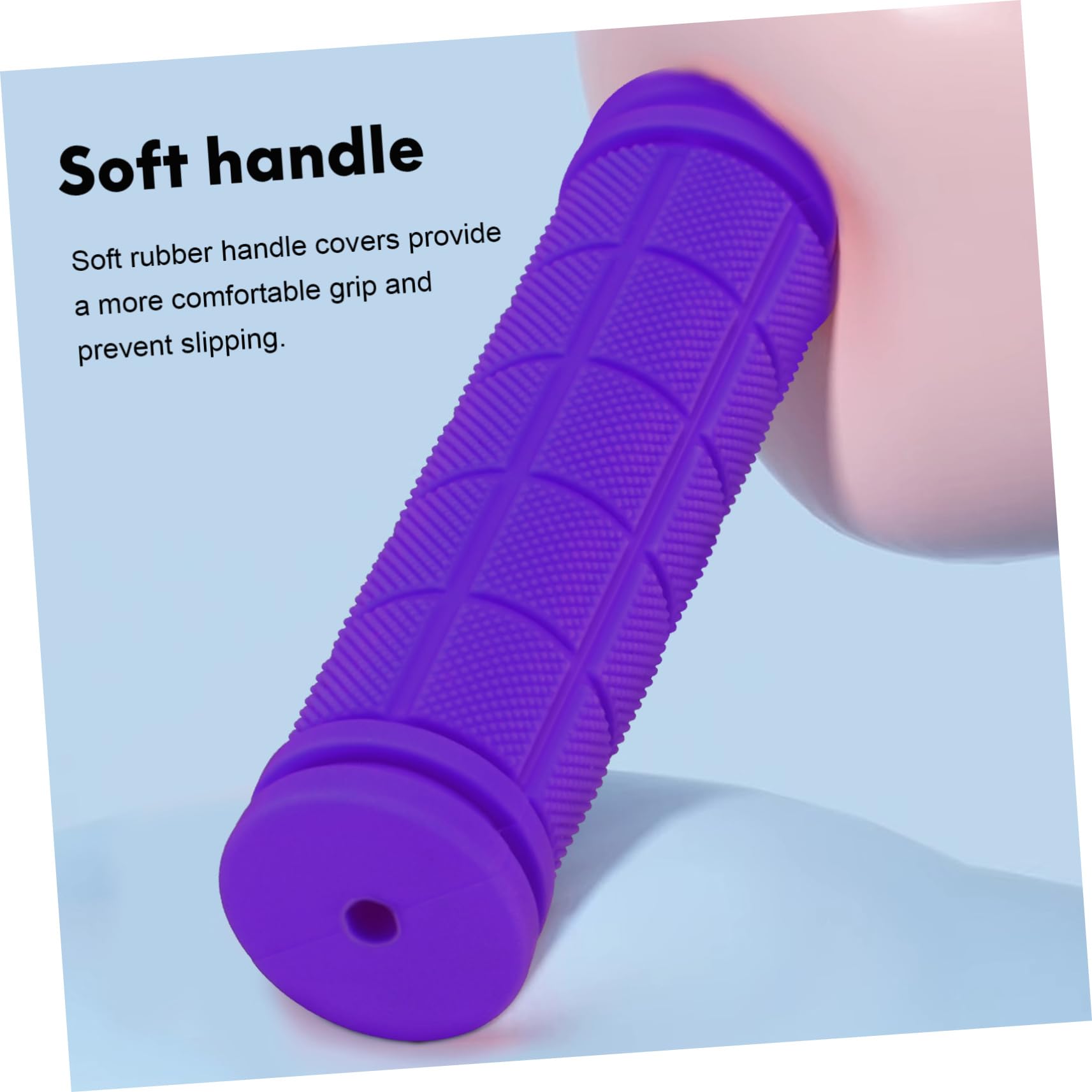 TOYANDONA Poignées De Vélo Antidérapantes avec Pompons De Protège Guidon Durable pour Vélos De Montagne Tricycles
