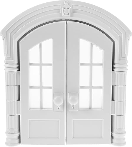 Indoor Cat Door Interior Pet Door for Cats and Small Use Double Opening Pet Gate for Puppy and Kittens White