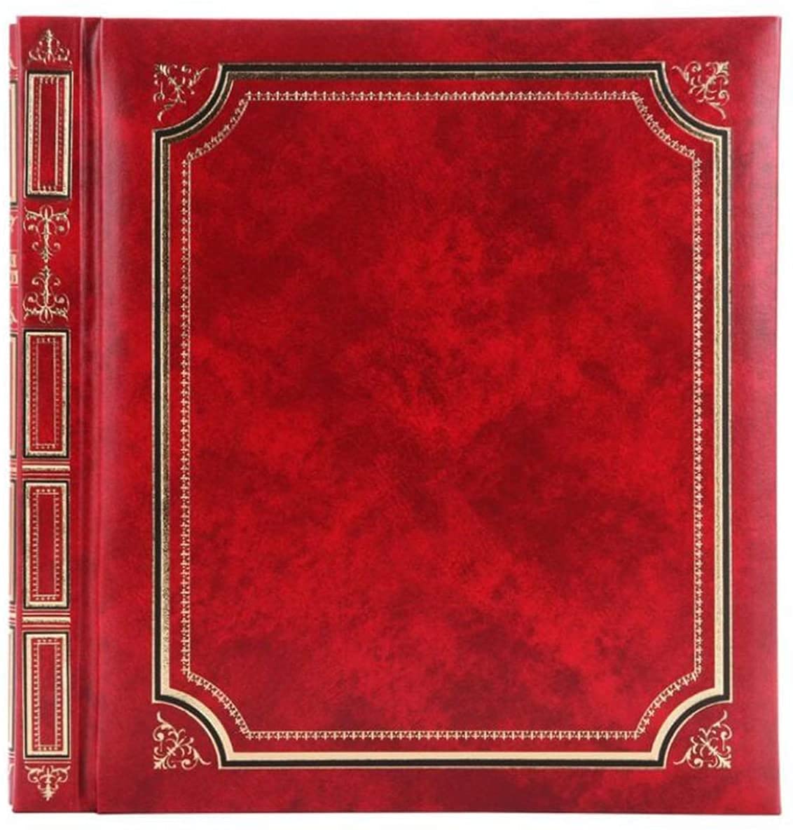Skórzany album na zdjęcia w stylu retro, ręcznie wykonany, zrób to sam, ślubny album fotograficzny, urodziny i rocznica ślubu, książka do przechowywania zdjęć, biały papier stołowy